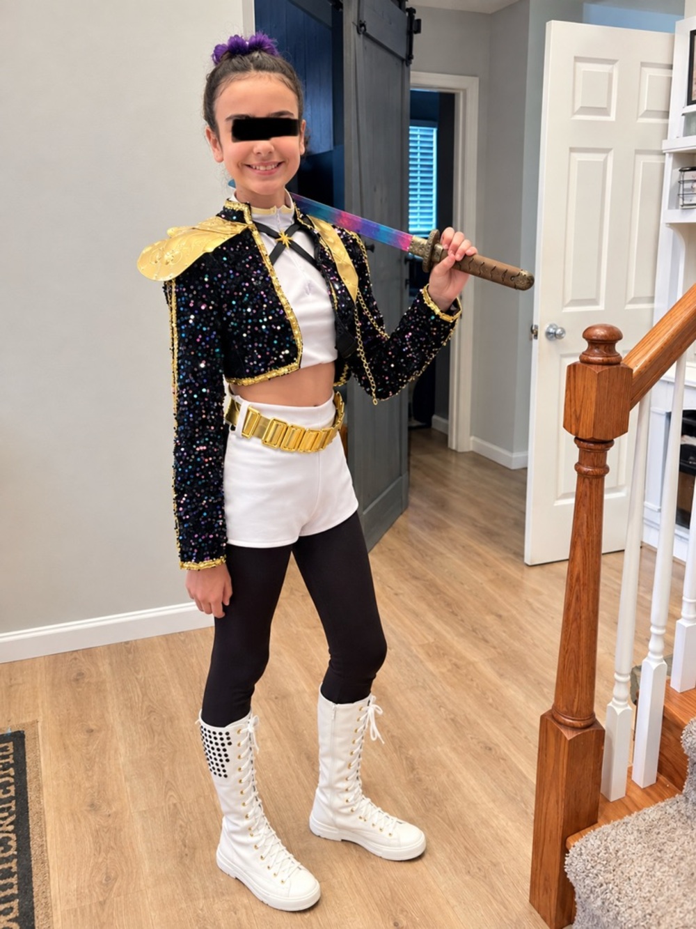 Kpop Demon Hunter Rumi Golden Costume Women’s XS